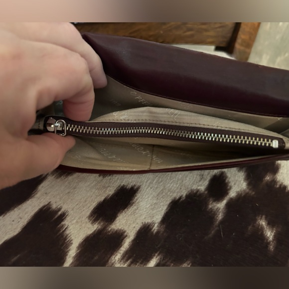 GOLD PFEIL BIFOLD CHECKBOOK COVER WALLET BILLFOLD/ leather- SUPER NICE GERMANY - Picture 5 of 7